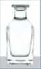 crystal white glass liqueur  bottle