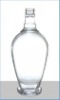 crystal white glass wine bottle