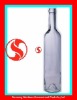 crystal white slim glass bottle