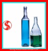 crystal white slim glass bottle