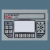 custom PET or PC membrane keypad with LCD Window