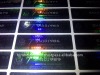 custom design security holographic stickers and labels