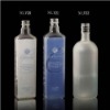 customer design glass frosted bottles