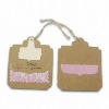 customer hang tags/jewelry paper hang tag/personalized labels