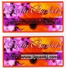 customize color printed label