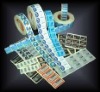 customize color printed roll label