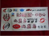 customized adhesive sticker