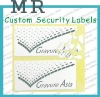 customized security label,tamper evident security label,self security destructible labels