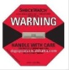 customized self-adhesive warning label