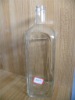 customized square glass vodka bottle