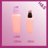 cute 100ml 75ml facial cream bottle