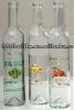 decal fire glass bottles