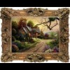 decoration 3d lenticular photo with frame