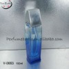 deep blue perfume glass bottles with 100ml