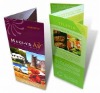 design and print colorful foldable flier