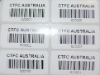 destructive void barcode security sticker,security barcode labels