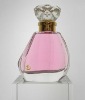 different shape crystal perfume bottle with pump