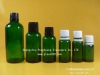 different size essential oil glass bottle green