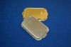 disposable aluminum foil food container with lid