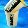 disposable brown kraft coffee paper cup