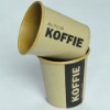 disposable brown kraft hot cup