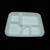 disposable degradable blister environmental plastic lunch container packing tray