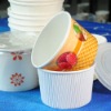 disposable paper bowl with lid