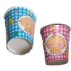 disposable paper cups with double PE coated