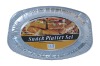 disposable picnic & party ware aluminium foil oval platter