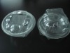 disposable plastic round salad PVC tray