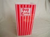 disposable plastic square popcorn bucket containers