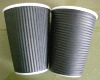 disposable ripple paper coffee cups