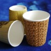 disposable vertical ripple paper cup