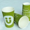 disposable vertical ripple paper cup