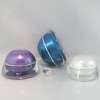 domed shape cosmetic acrylic jar