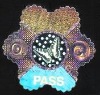 dot matrix hologram ,QC pass hologram