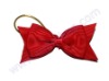 double layer ribbon bow with metallic elastic loop,jar decoration