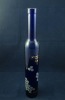 drak blue glass bottle for beverage, glass liquor bottle