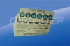 dry packing humidity indicator card