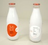 durable milk glass bottle