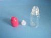 e-liquid clear bottle rose cap