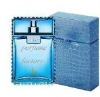 elegant blue perfume bottle