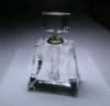 elegant crystal perfume bottle