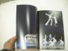 elegant dancer advertise color printing brochure