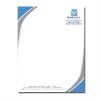 embossed letterhead with envelope