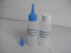 empty 100ml  plastic liquid  bottles with blue cap