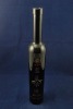 empty black color glass bottle with long neck for wine