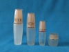 empty glass cosmetic packaging bottles set