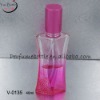 empty glass perfume sample bottle