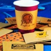 environmental printed hot coffee cup sleeves